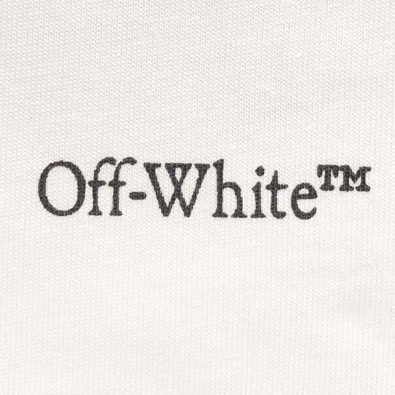 Off White Spray Arrow Tee White
