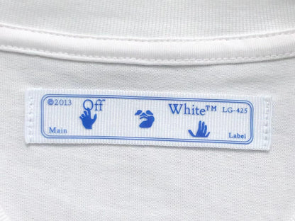 Off White Spray Arrow Tee White