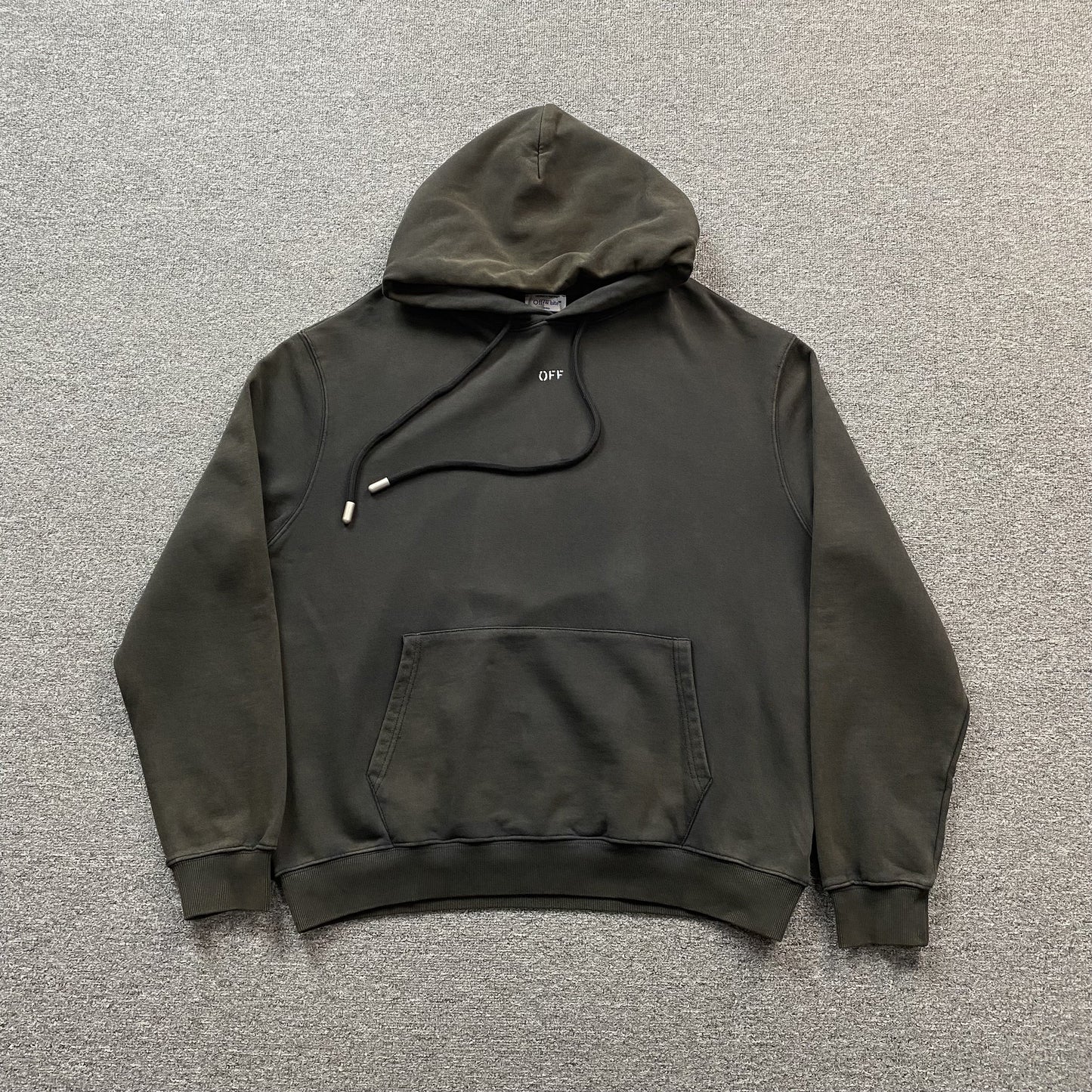 OFF WHITE SUPER MOON HOODIE BLACK