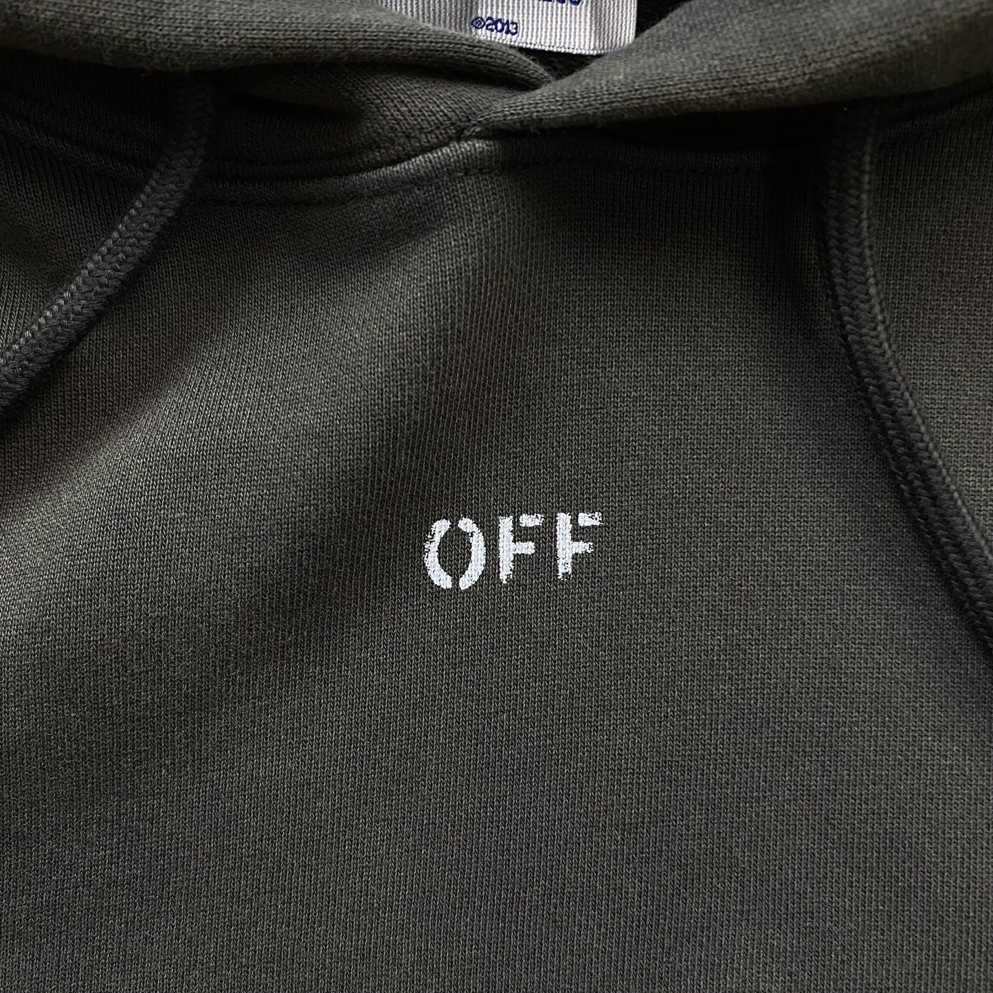 OFF WHITE SUPER MOON HOODIE BLACK
