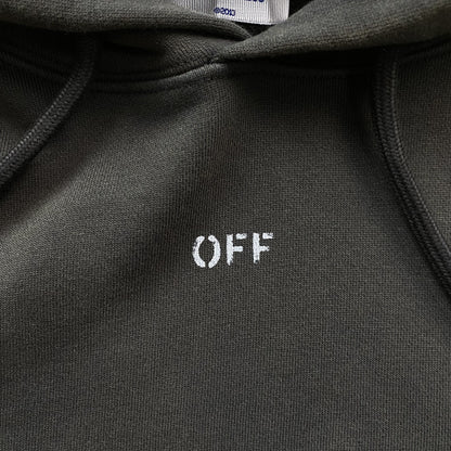 OFF WHITE SUPER MOON HOODIE BLACK