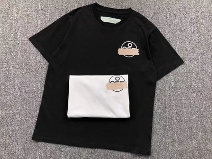 Off White Tape Arrows Tee Black