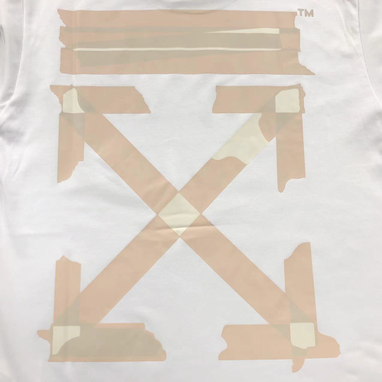 Off White Tape Arrows Tee White
