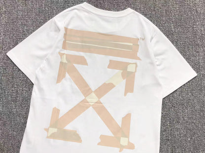 Off White Tape Arrows Tee White