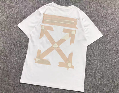 Off White Tape Arrows Tee White