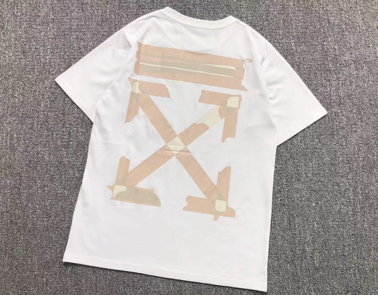 Off White Tape Arrows Tee White