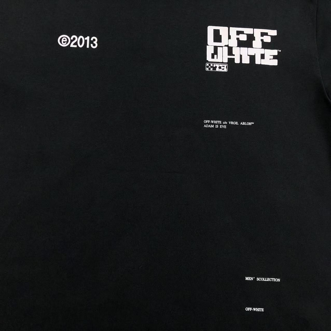 Off White Tech Marker Tee Black