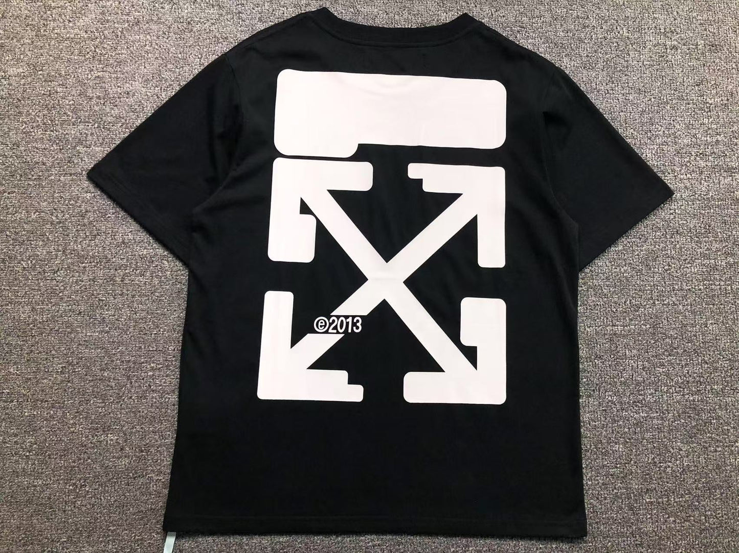 Off White Tech Marker Tee Black
