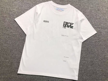 Off White Tech Marker Tee White