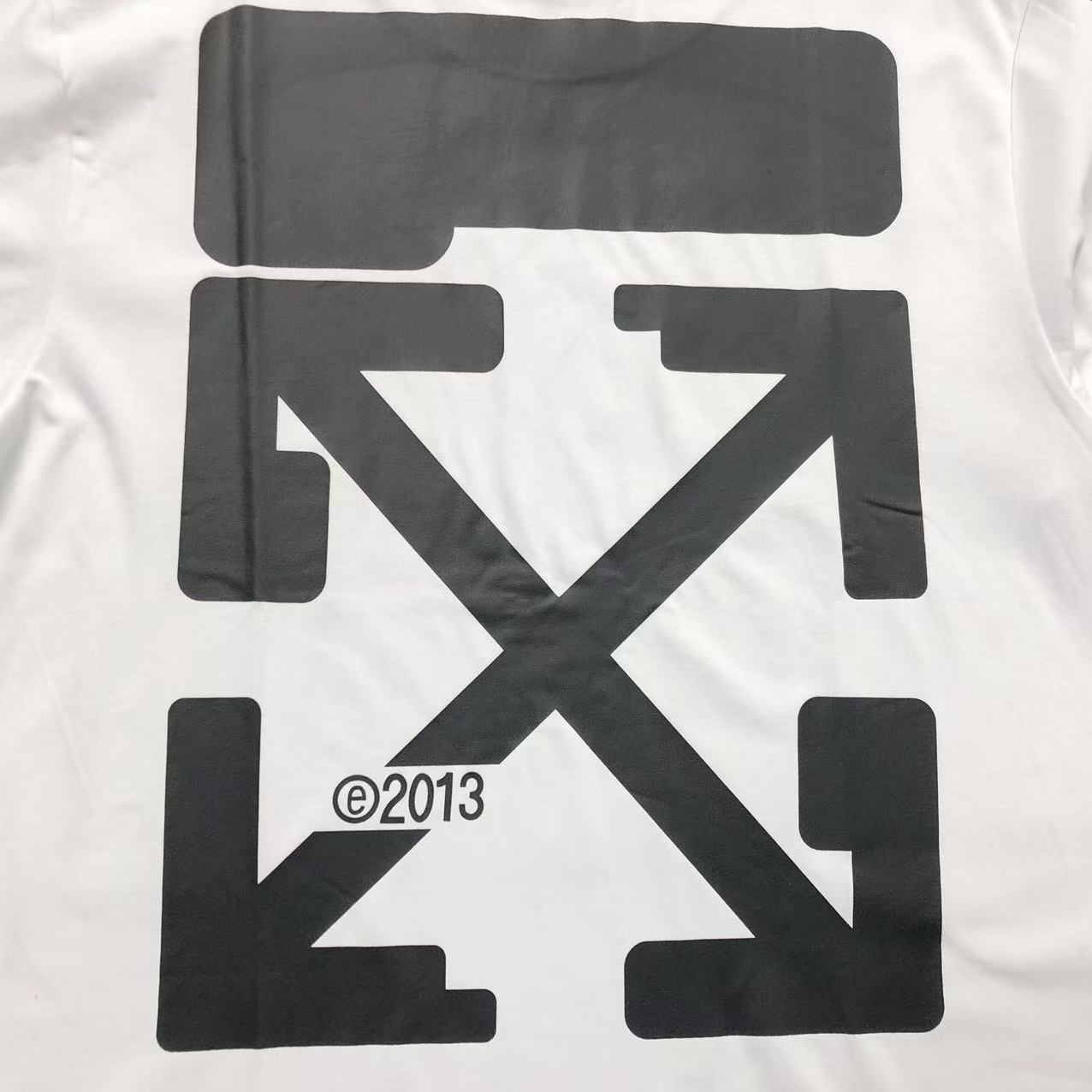 Off White Tech Marker Tee White