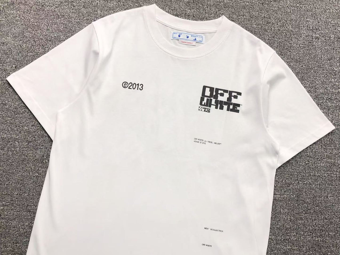 Off White Tech Marker Tee White