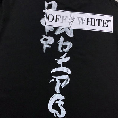 Off White Type Sticker Tee Black