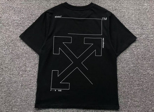 Off White Unfinished Tee Black