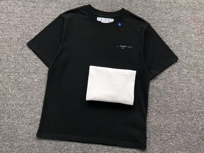 Off White Unfinished Tee White