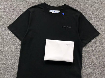 Off White Unfinished Tee White