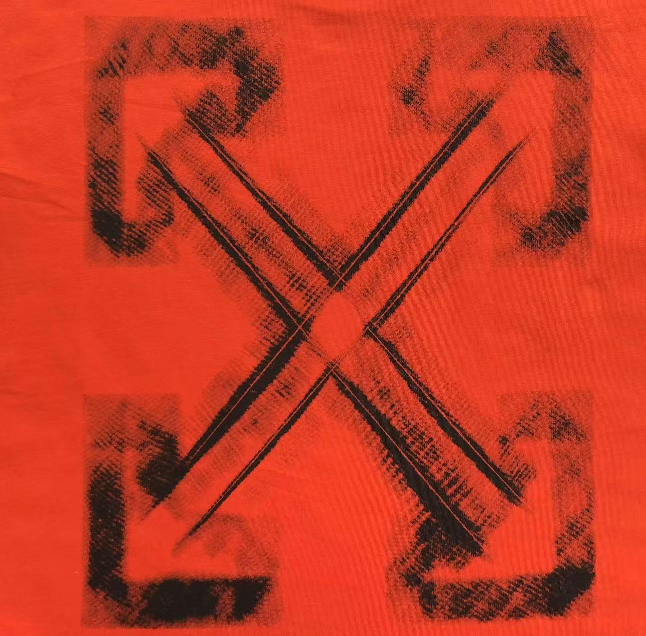 Off White Vibe Arrow Tee Orange
