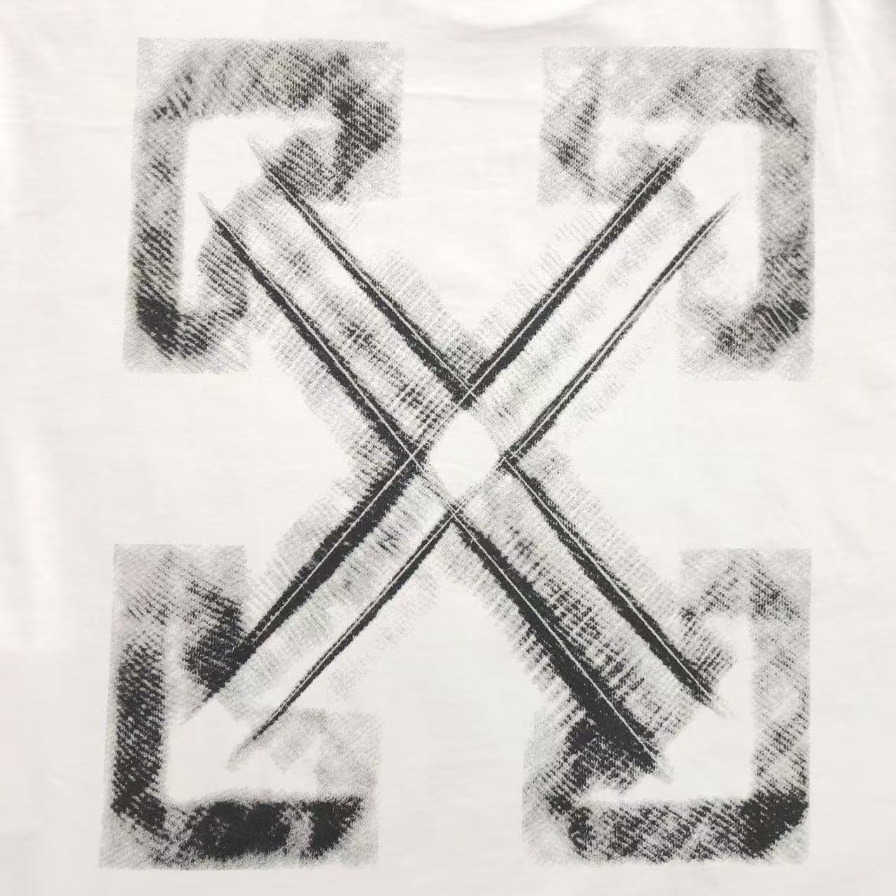 Off White Vibe Arrow Tee White