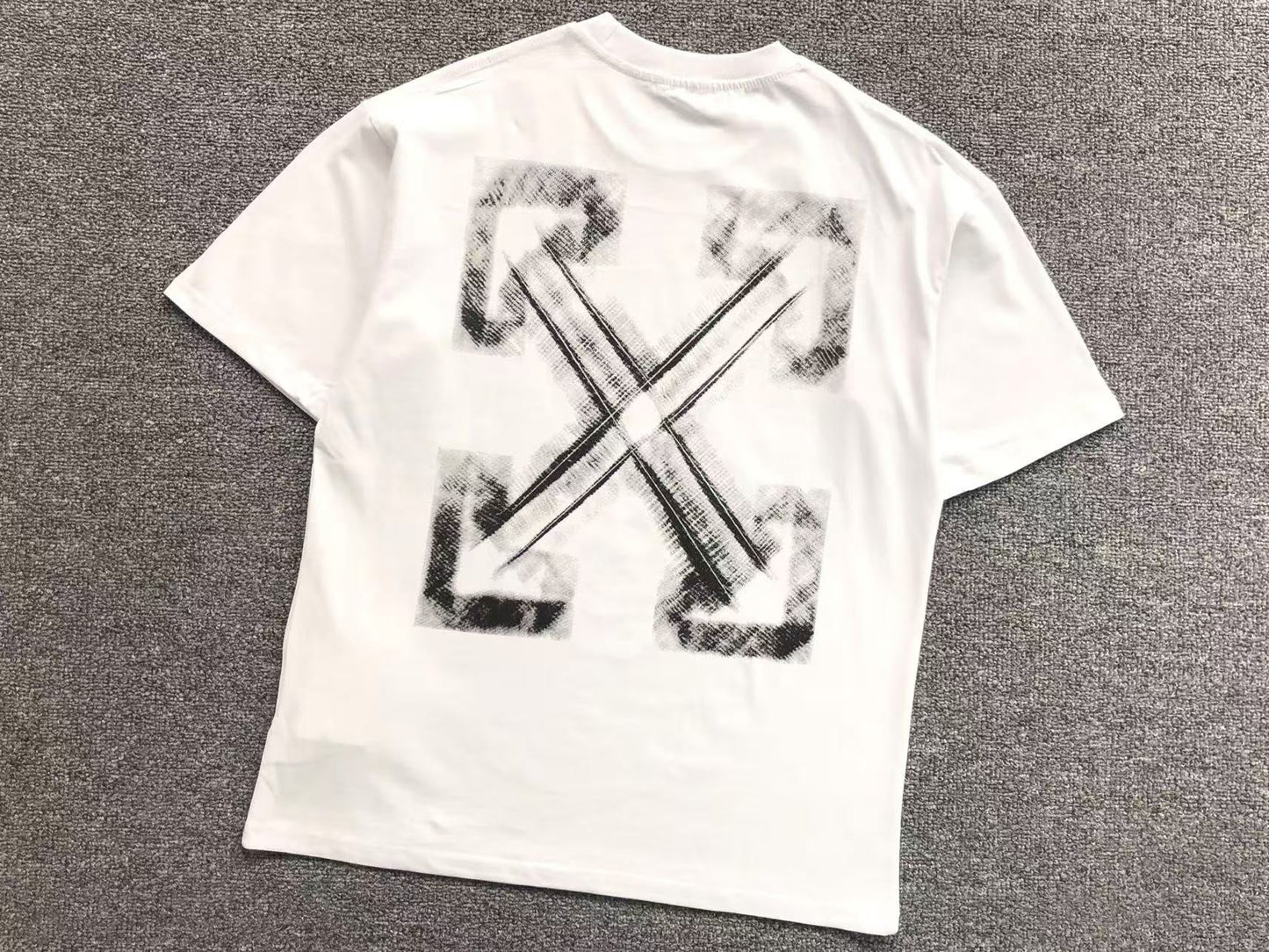 Off White Vibe Arrow Tee White