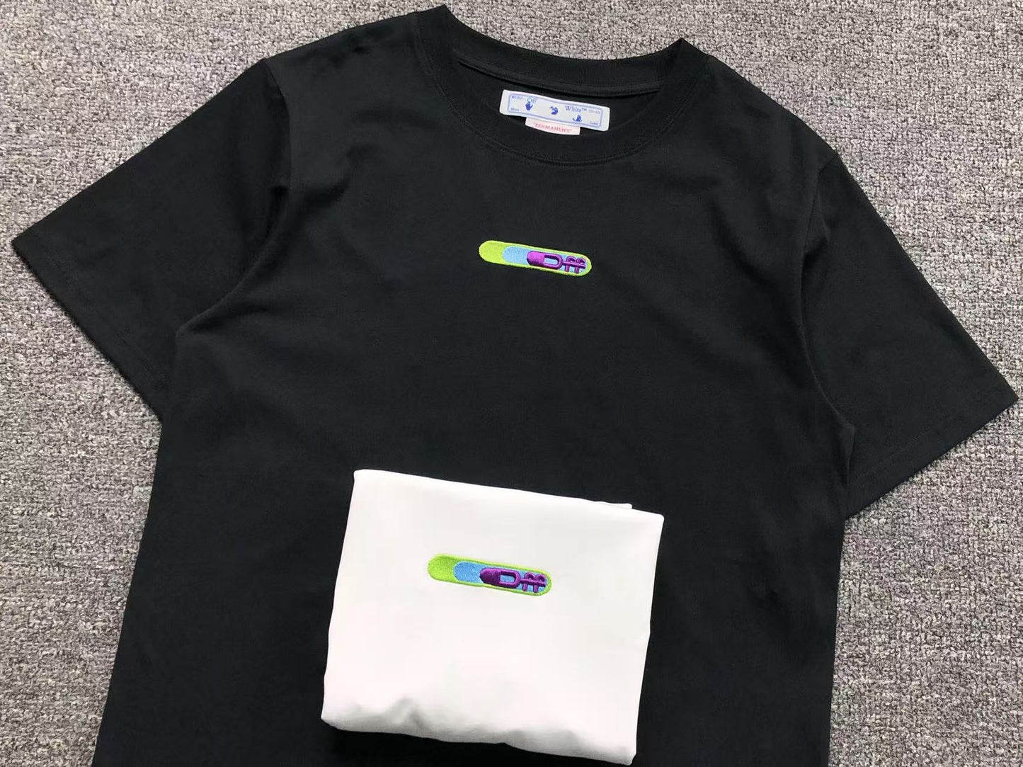 Off White Weed Arrows Tee White