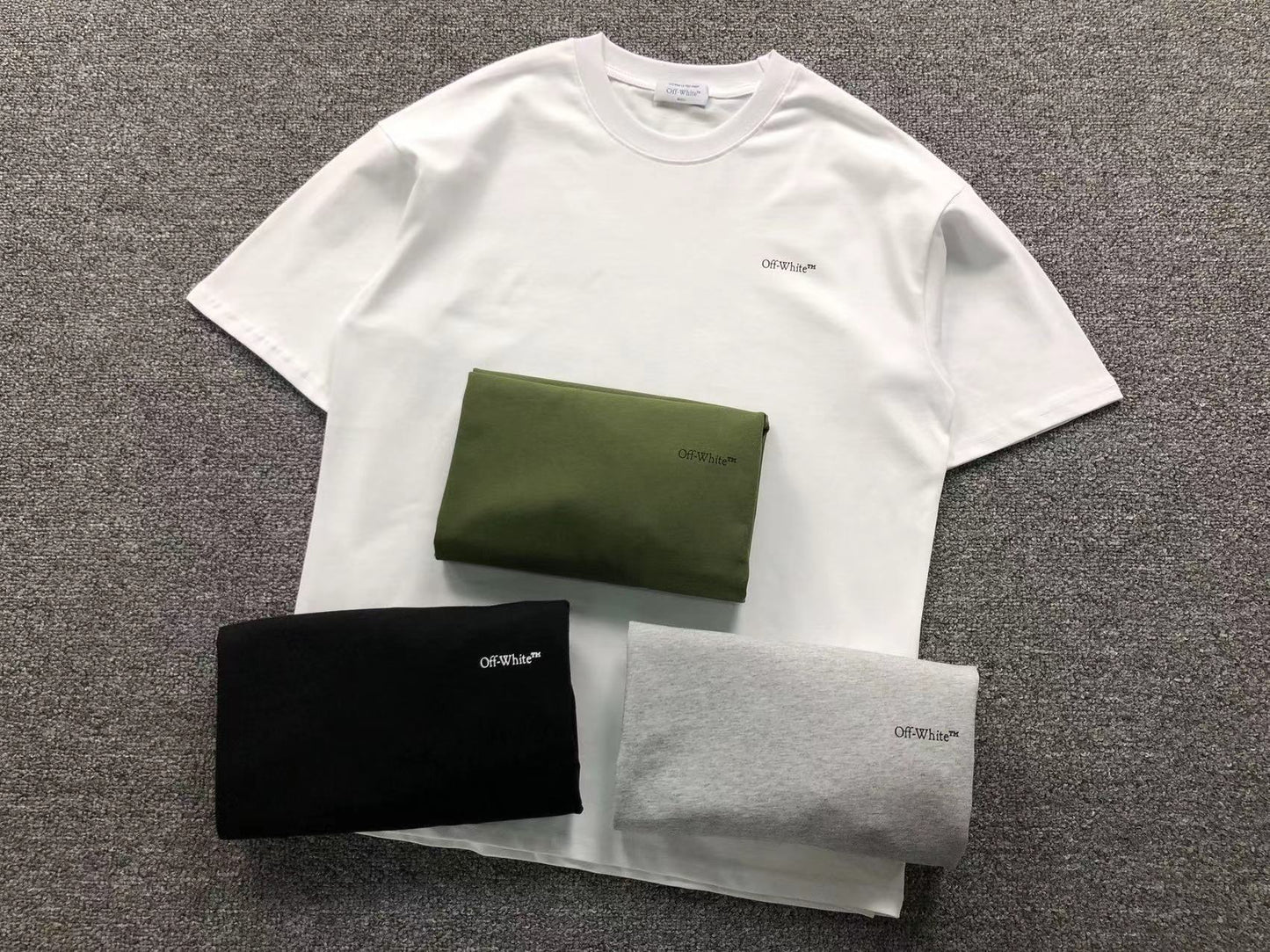 Off White Windy Arrow Tee Grey