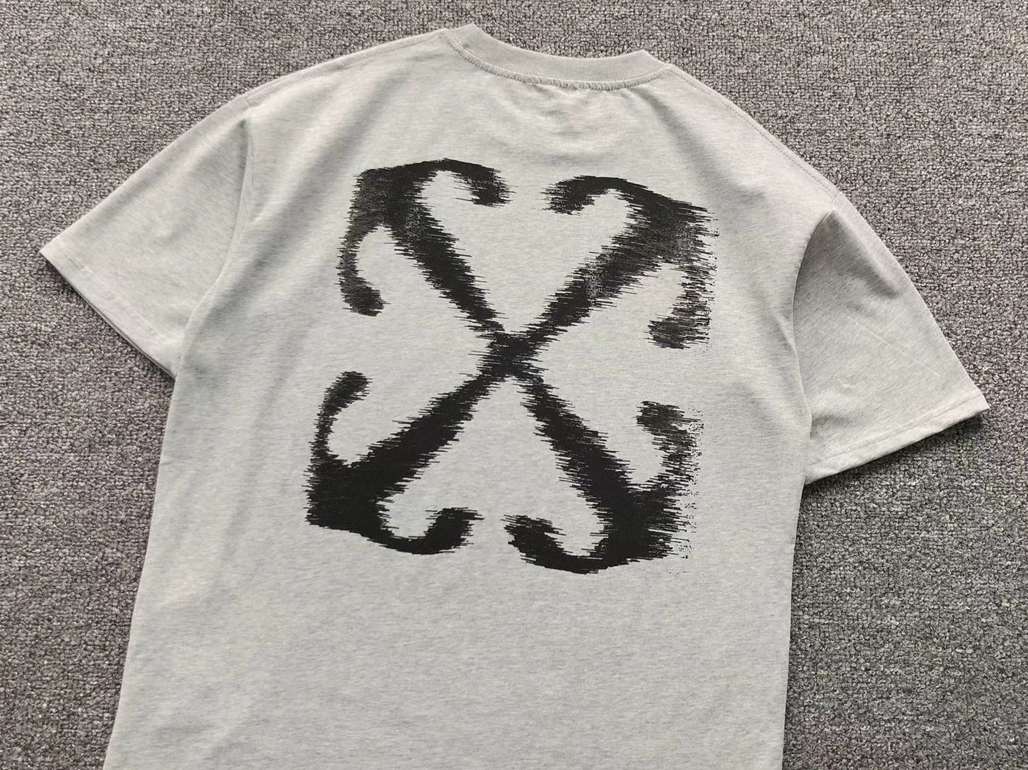 Off White Windy Arrow Tee Grey