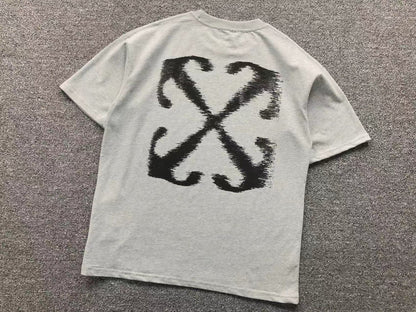 Off White Windy Arrow Tee Grey