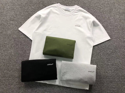 Off White Windy Arrow Tee White