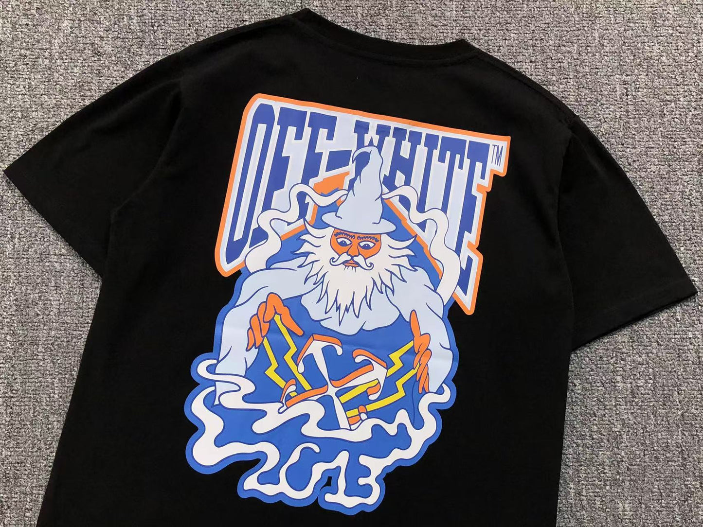Off White Wizard Tee Black