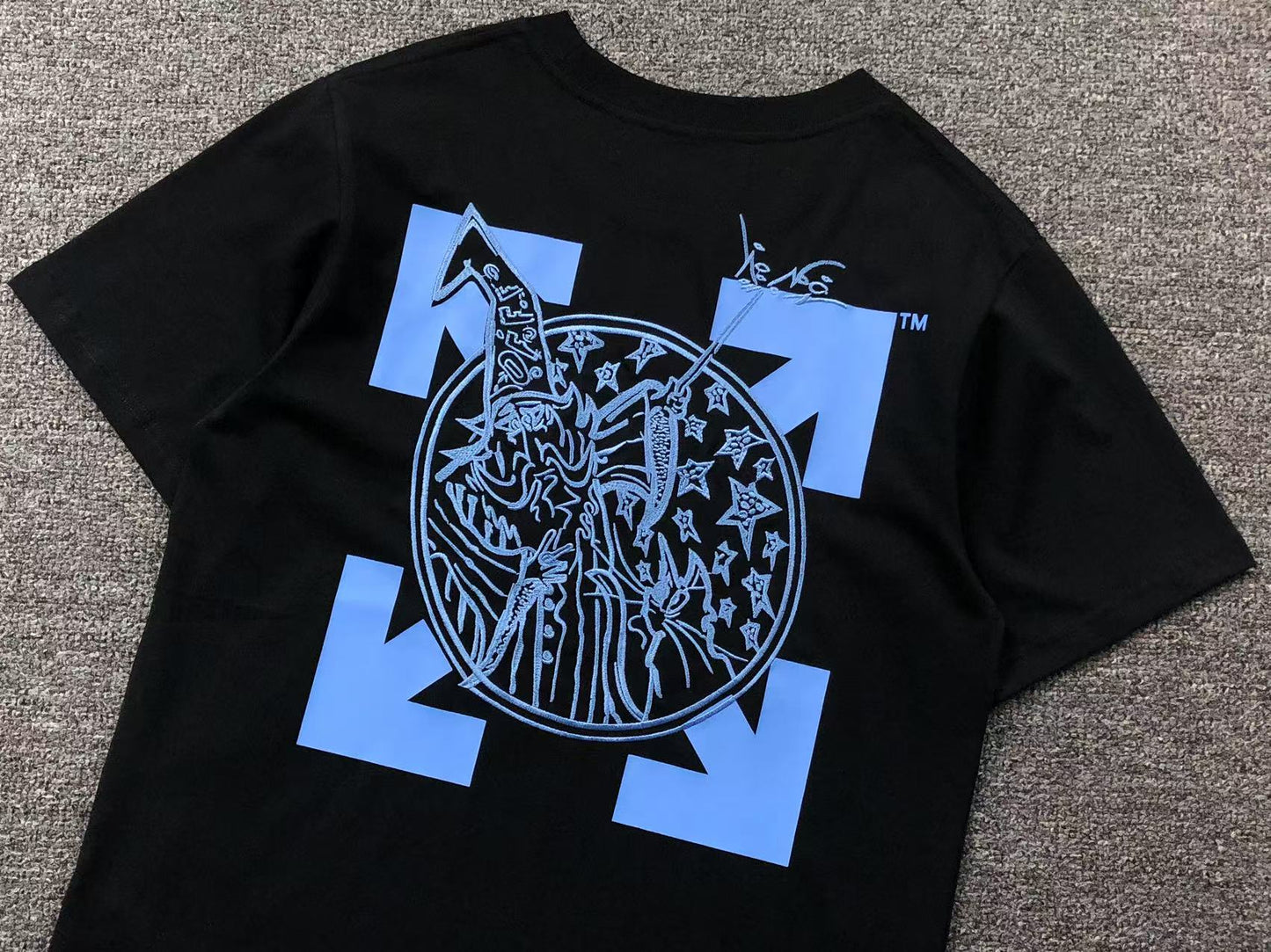Off White Wizard Tee Black