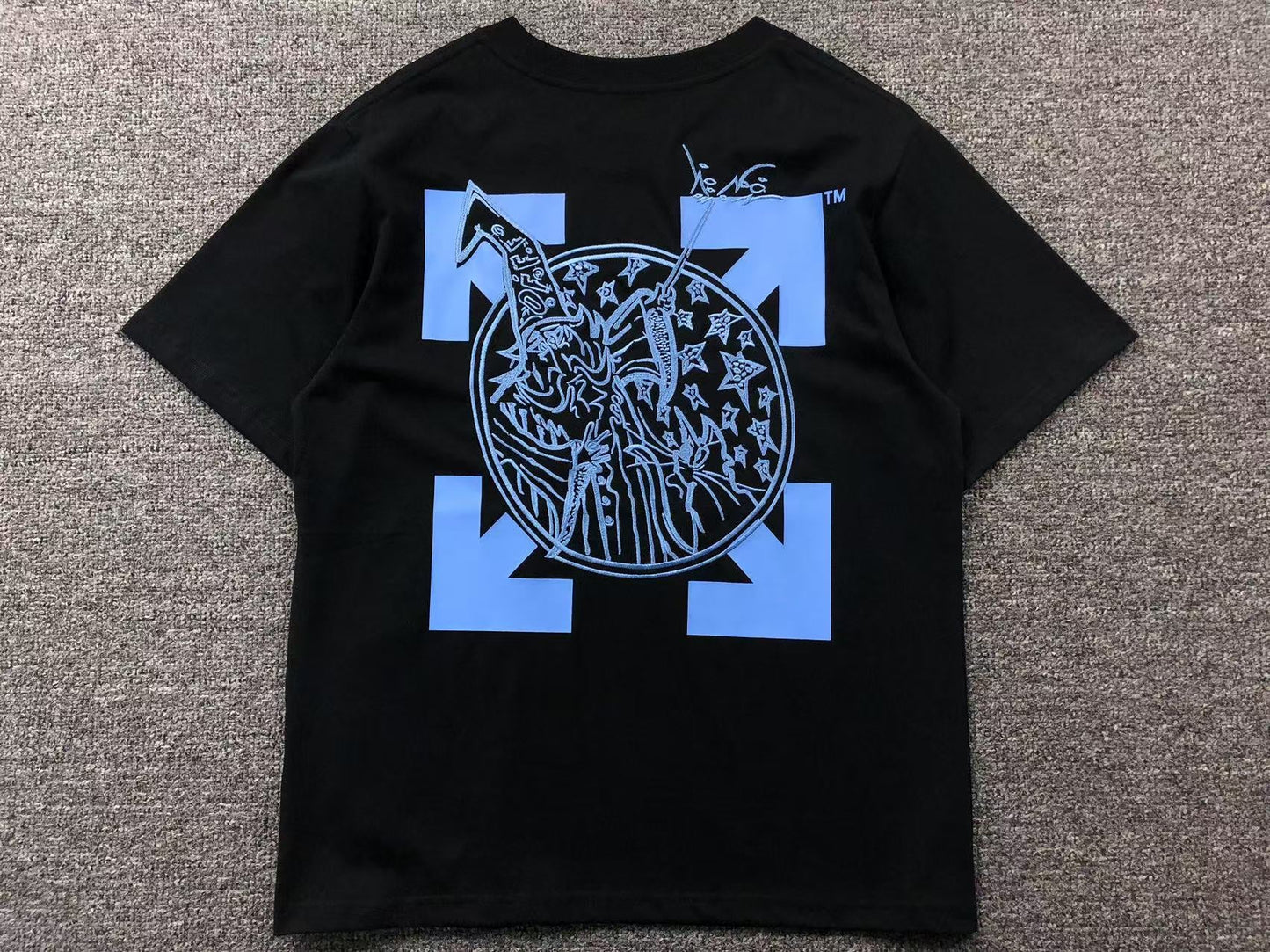 Off White Wizard Tee Black