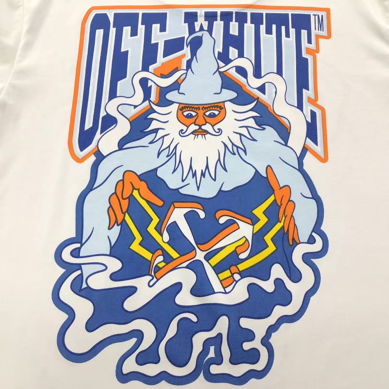 Off White Wizard Tee White
