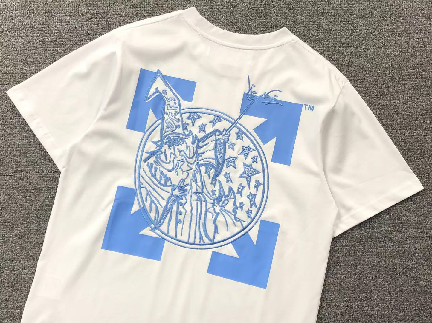 Off White Wizard Tee White