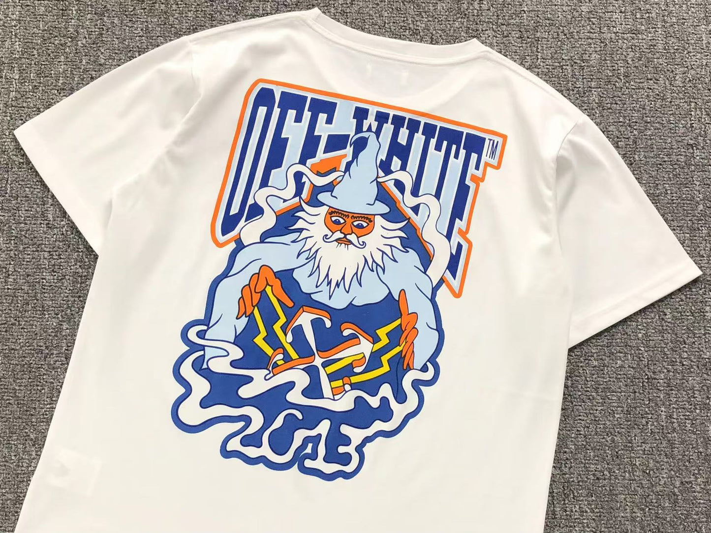 Off White Wizard Tee White