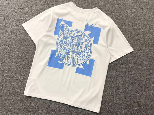 Off White Wizard Tee White