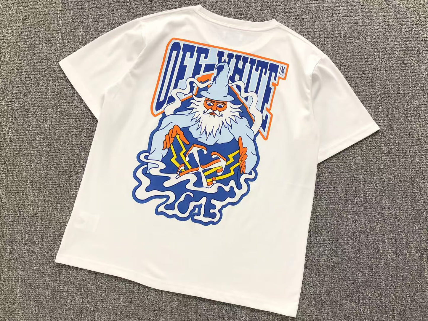 Off White Wizard Tee White