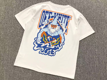 Off White Wizard Tee White