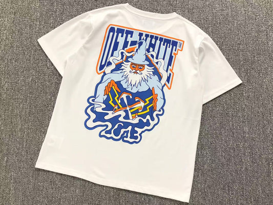 Off White Wizard Tee White