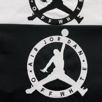 OFF WHITE X AIR JORDAN TEE BLACK