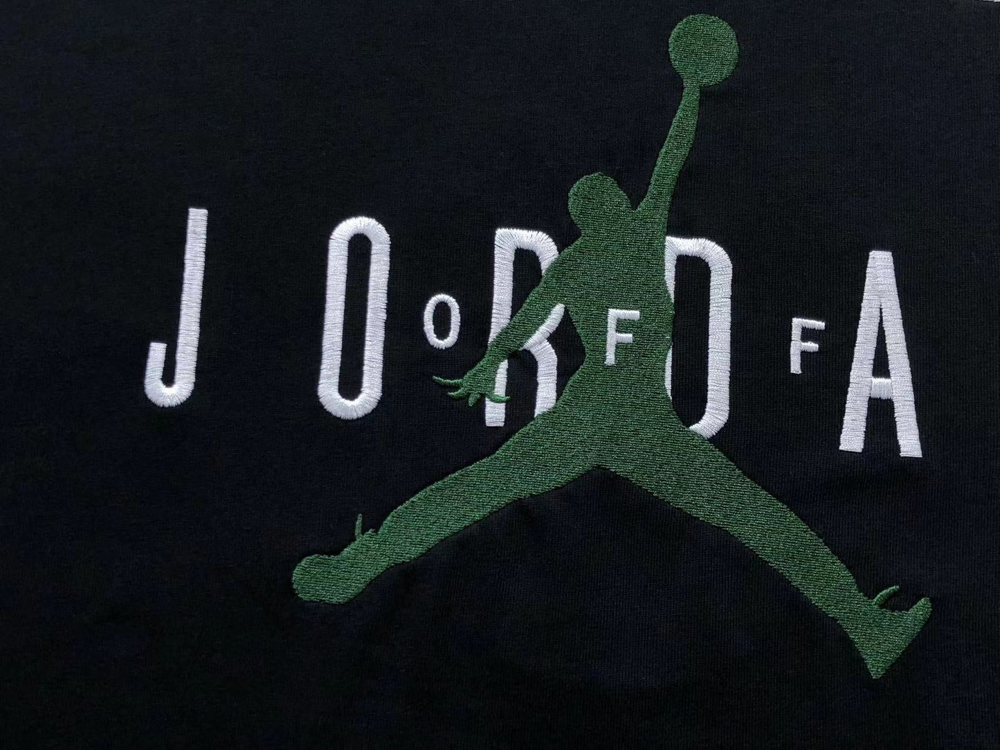 OFF WHITE X AIR JORDAN TEE BLACK