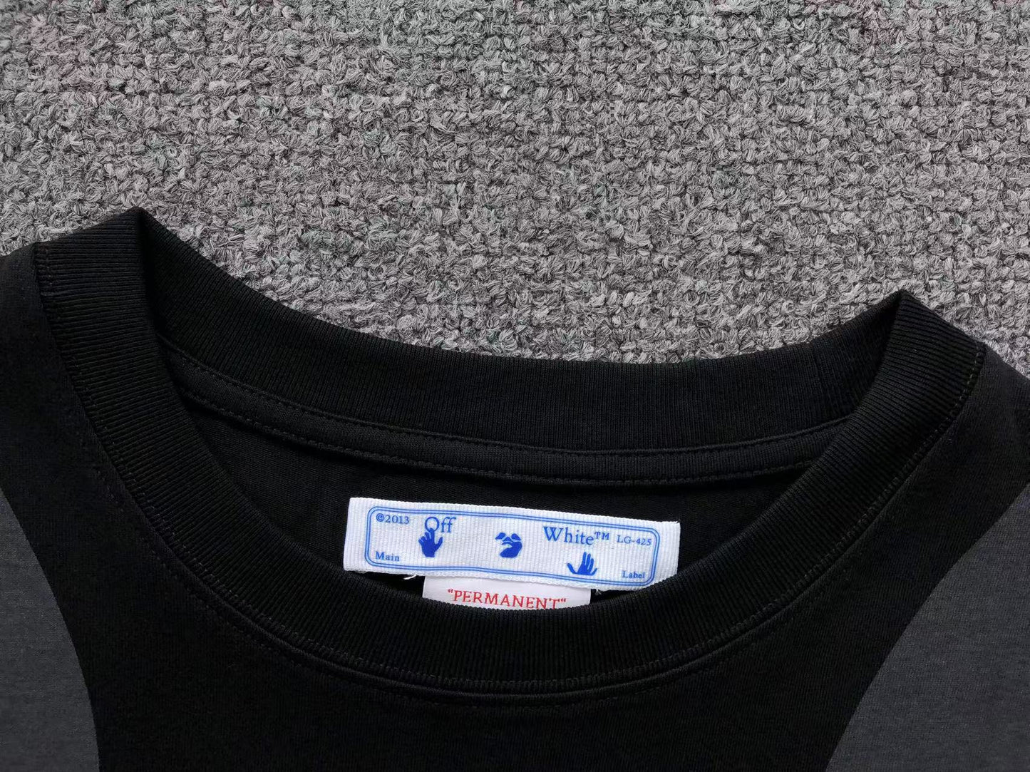 OFF WHITE X AIR JORDAN TEE BLACK