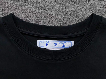 OFF WHITE X AIR JORDAN TEE BLACK