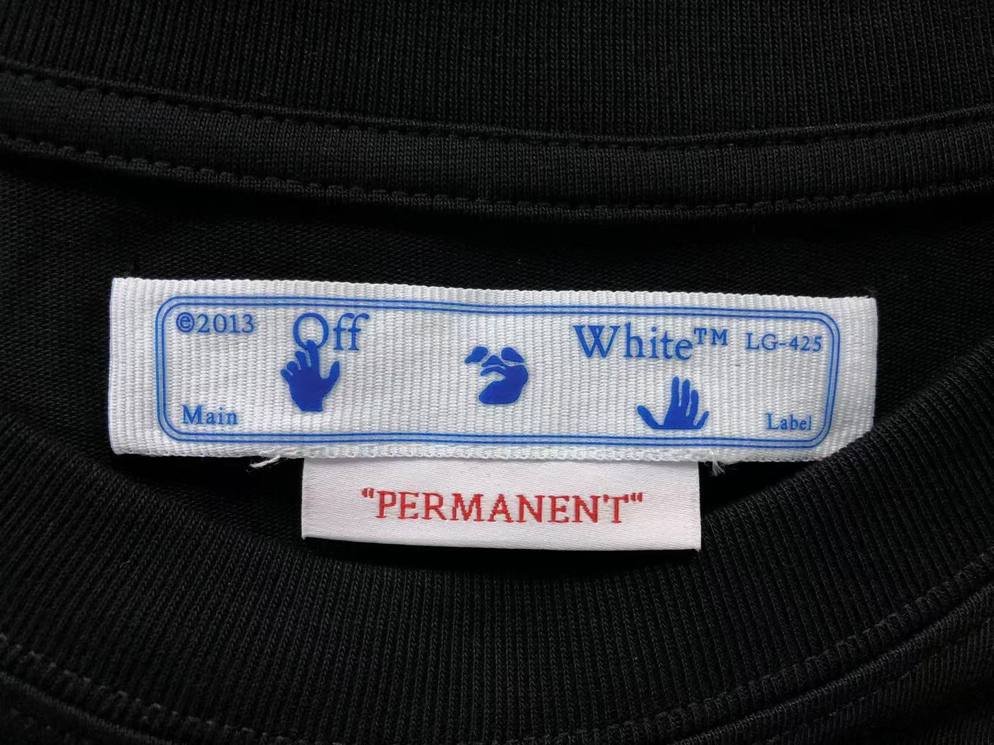 OFF WHITE X AIR JORDAN TEE BLACK