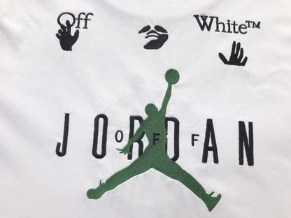 OFF WHITE X AIR JORDAN TEE WHITE