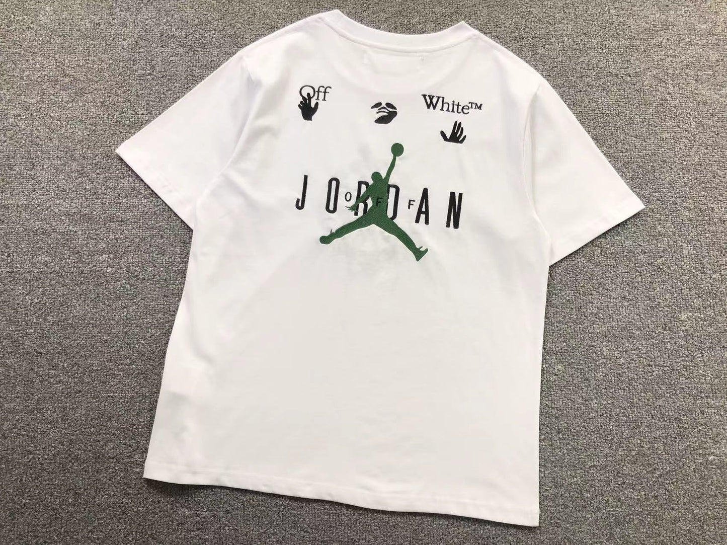 OFF WHITE X AIR JORDAN TEE WHITE
