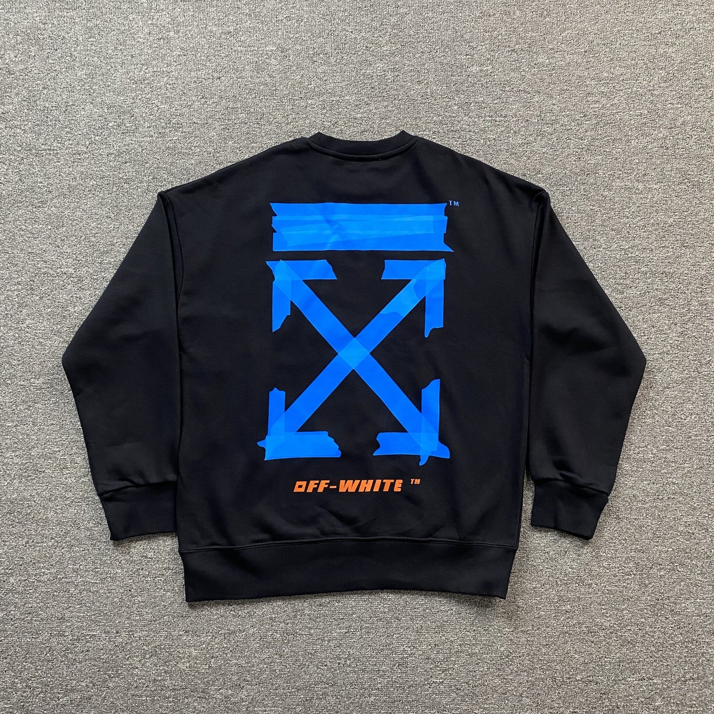 OFF WHITE X BROWNS CARAVAGGIO CREWNECK BLACK