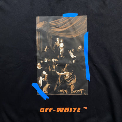 OFF WHITE X BROWNS CARAVAGGIO CREWNECK BLACK