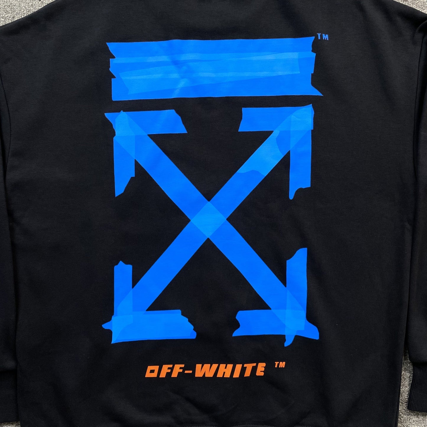 OFF WHITE X BROWNS CARAVAGGIO CREWNECK BLACK
