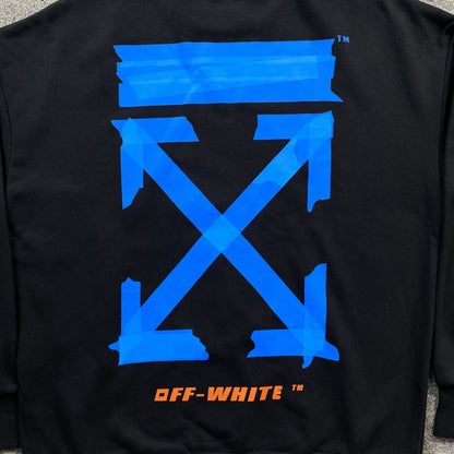 OFF WHITE X BROWNS CARAVAGGIO CREWNECK BLACK