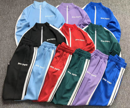 PALM ANGELS CLASSIC TRACK PANTS LIGHT BLUE