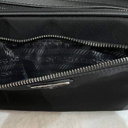 PRADA RE-NYLON WASH BAG BLACK
